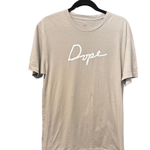 DOPE Other - DOPE Tan Short Sleeve Casual Cotton Lightweight Tee Shirt
